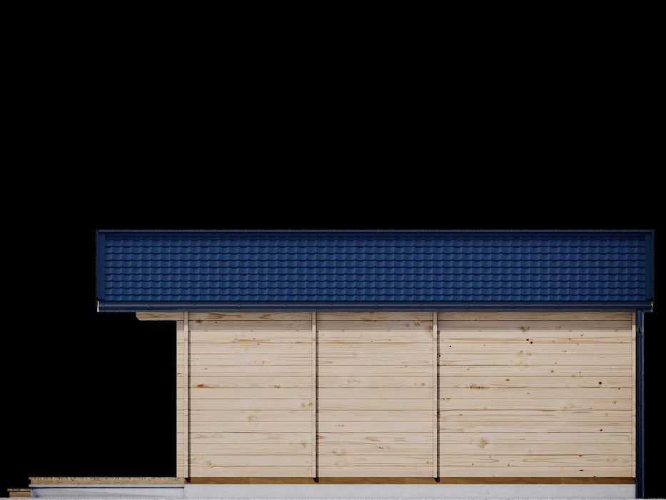 Drewniany domek letniskowy Nela 32 m2 - ROD, ośrodek wypoczynkowy