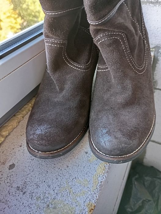 Сапожки замшеві чоботи Levi's