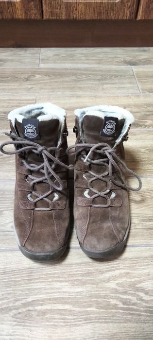 Женские зимние замшевые ботинки Timberland,р37