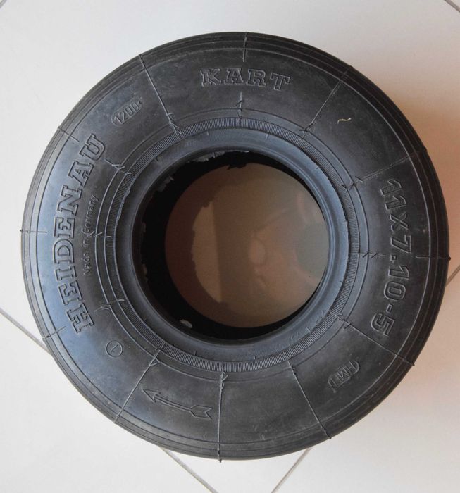 Pneu para Karting, Heidenau 11x7.10-5 Tubeless. Novo.