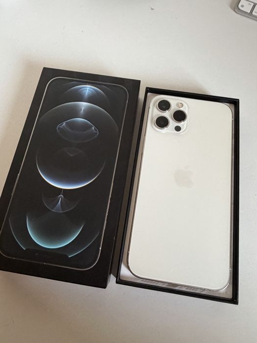 iPhone 12 Pro Max 512gb Silver Idealny Nowa Bateria 98%