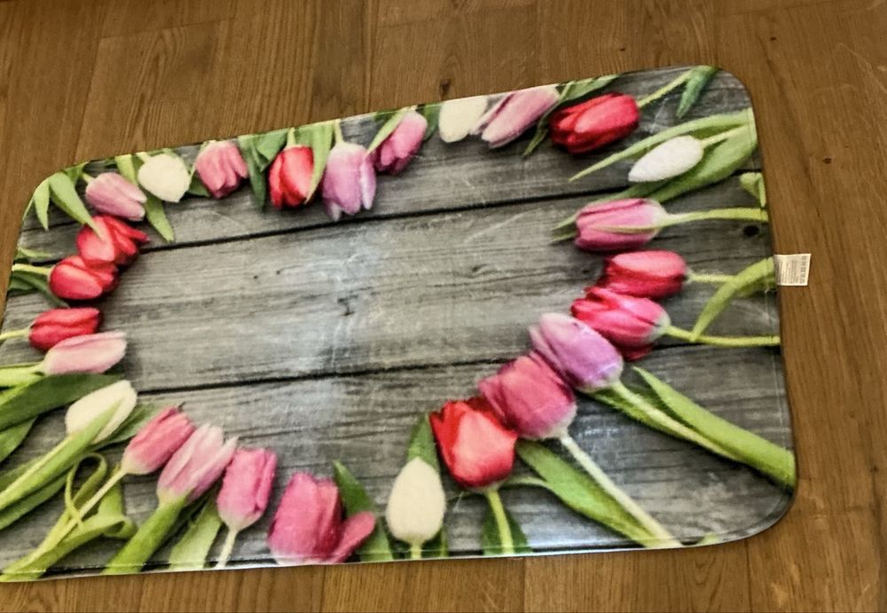 Dywanik łazienkowy tulipany 50x80