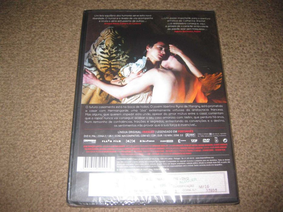 DVD "A Última Amante" com Asia Argento/Selado!