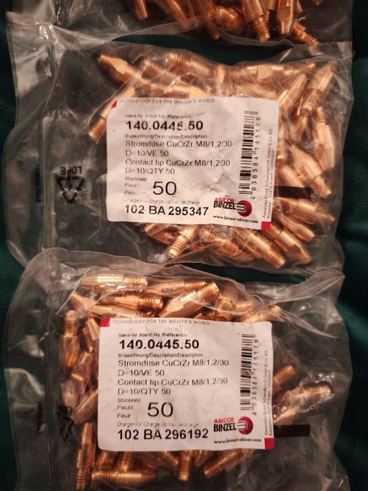 Końcówki pradowe 1.2 1.0
