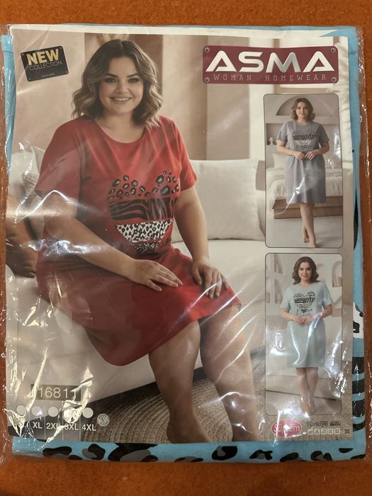 Asama koszula domowa, nocna damska, rozmiar XL, nowa
