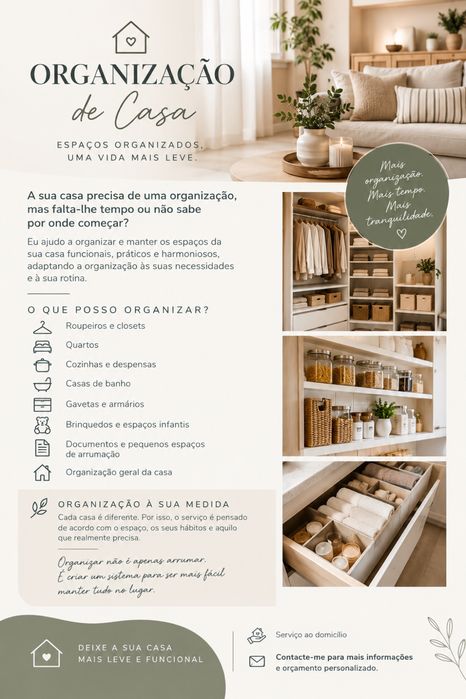 Servico de Organização do seu Lar