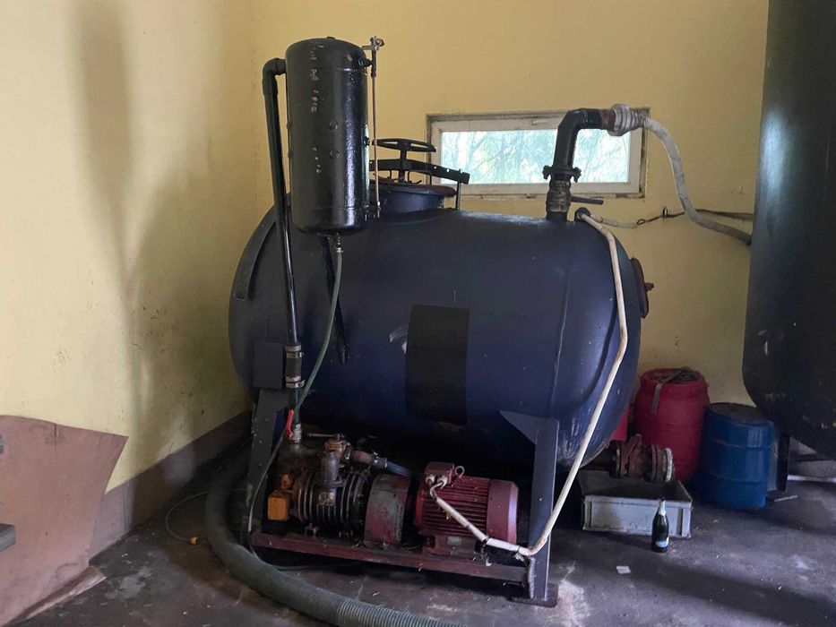 pompa vacum z silnikiem ścieków wody / odpadów 17 KW 1500 obr 210m3/h,