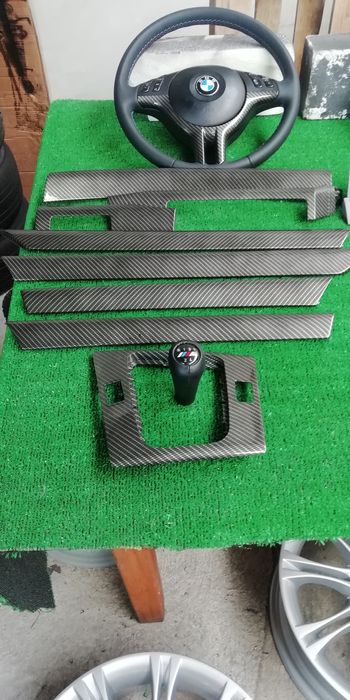 Pack E46 Completo Volante Frisos e moca de velocidades Tudo Como novo