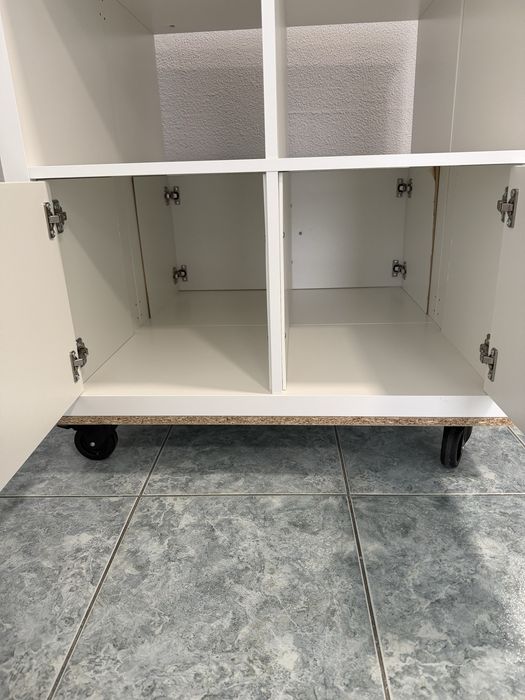 Bamcada de trabalho com rodas