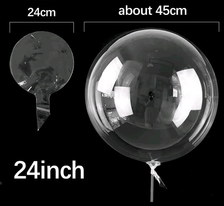 Balony BOBO z naklejką urodzinową