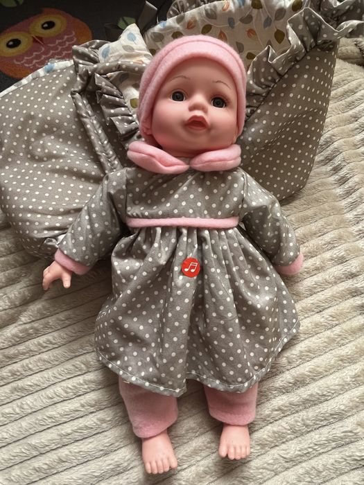 Музичний пупс з люлькою переноскою