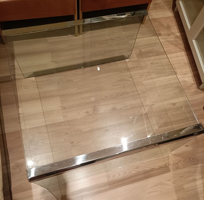 Mesa de vidro 80 X 80