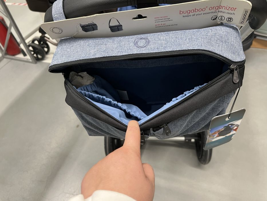 Новий візочок 2в1 Bugaboo Cameleon3 Blue Melange (синій меланж)