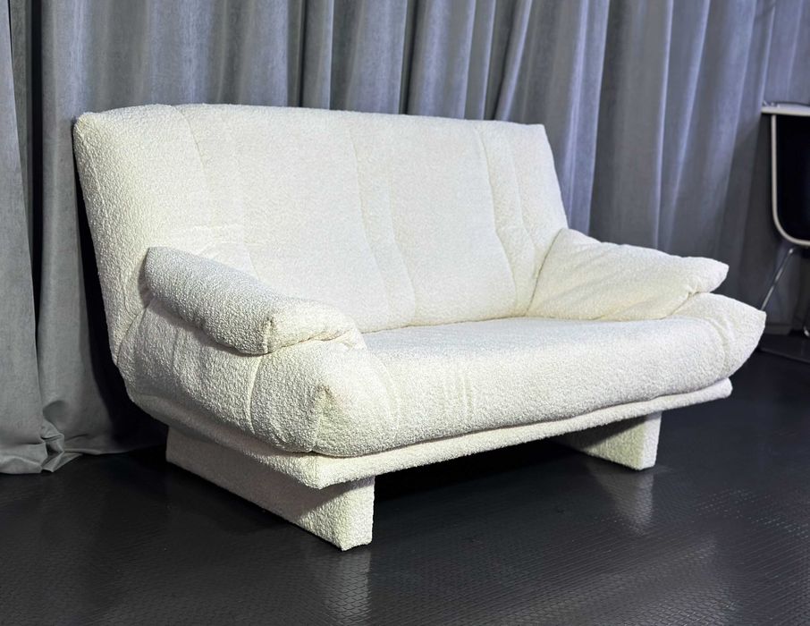 М'який білий/плюшевий диван двійка TEDDY/м'які дивани/меблі з Європи