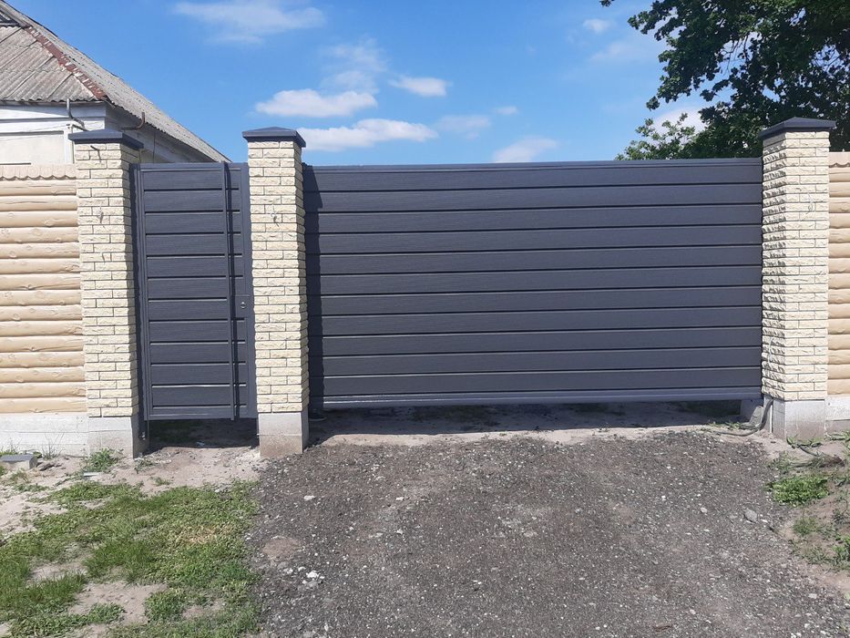 Изготовление и Установка заборов из профнастила, кованые - Будівельні ...