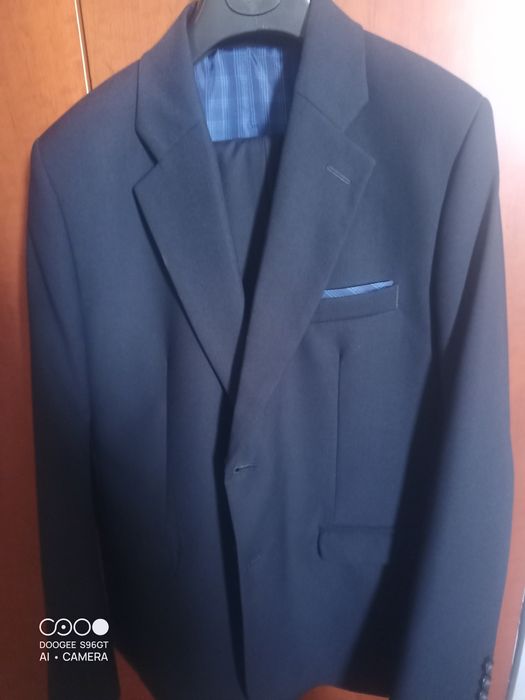 Garnitur chłopięcy granatowy - elegancki