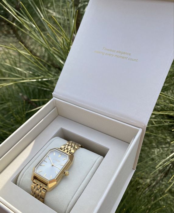 Часы Burker Isabell Gold White новые