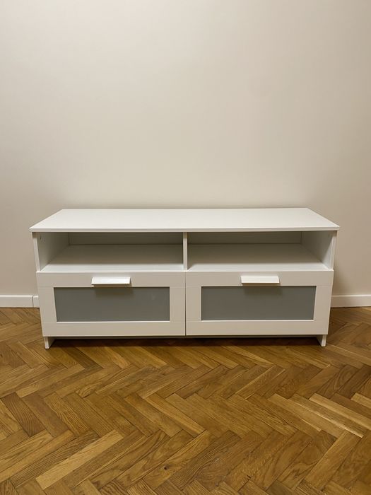 Szafka RTV pod TV IKEA Brimnes biała 120 cm