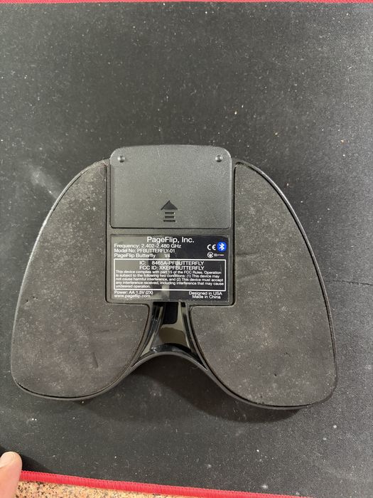 Pedal Virador de Páginas Bluetooth PageFlip Butterfly – Como Novo