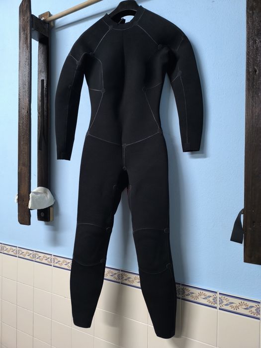 Fato Surf Neoprene 4/3 mm Mulher Preto