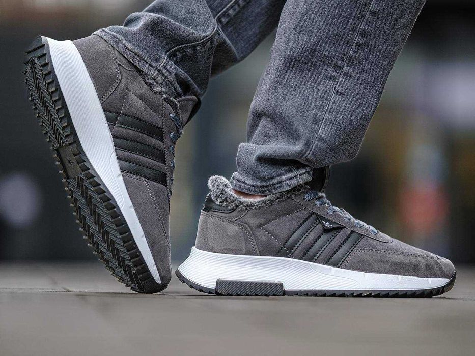 Чоловічі зимові на хутрі Кросівки Adidas Winter Адідас