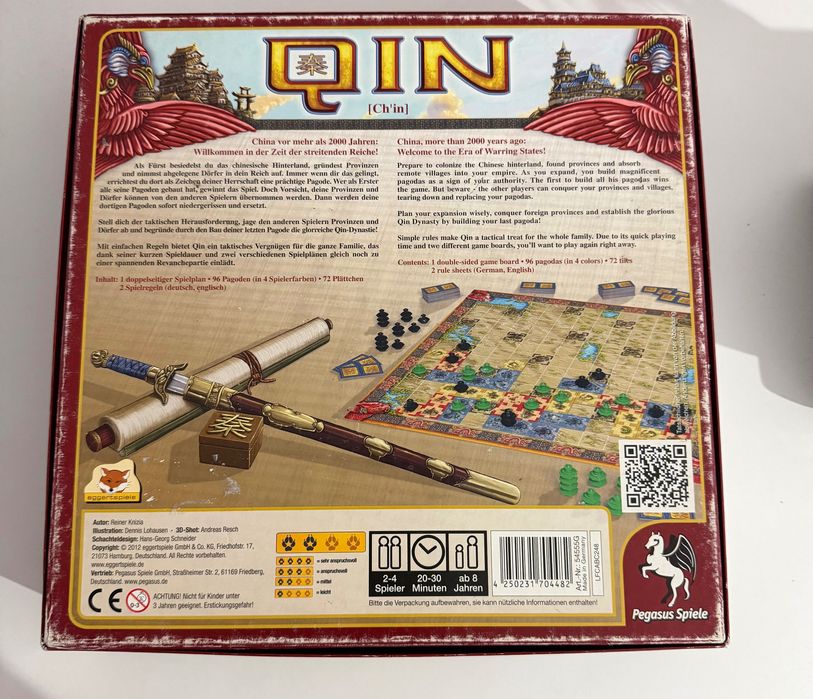 Qin - Reiner Knizia - EN/DE - gra planszowa