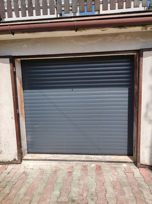 Brama Rolowana, Roleta Garażowa 300x250 Antracyt