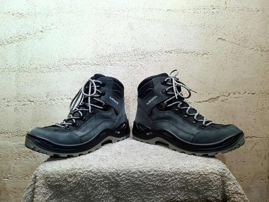 Buty trekkingowe LOWA RENEGADE GTX MID r.41,5 skóra Gore-Tex stab bdb.