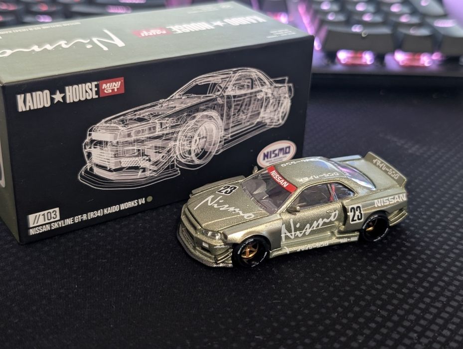 Продам Mini GT Kaido house Nissan Skyline R34