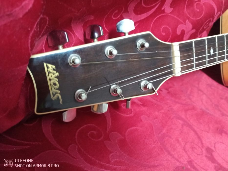 Guitarra acústica cordas aço storm