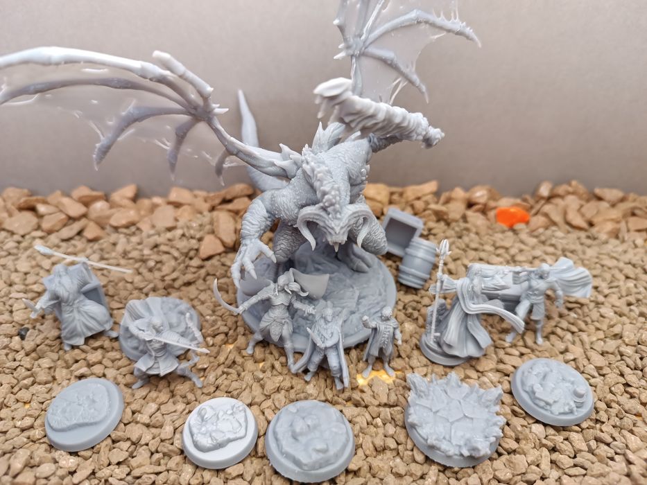 Promo. 7x figurek + BALROG pasujące do LOTR , Śródziemie 14k, D&D