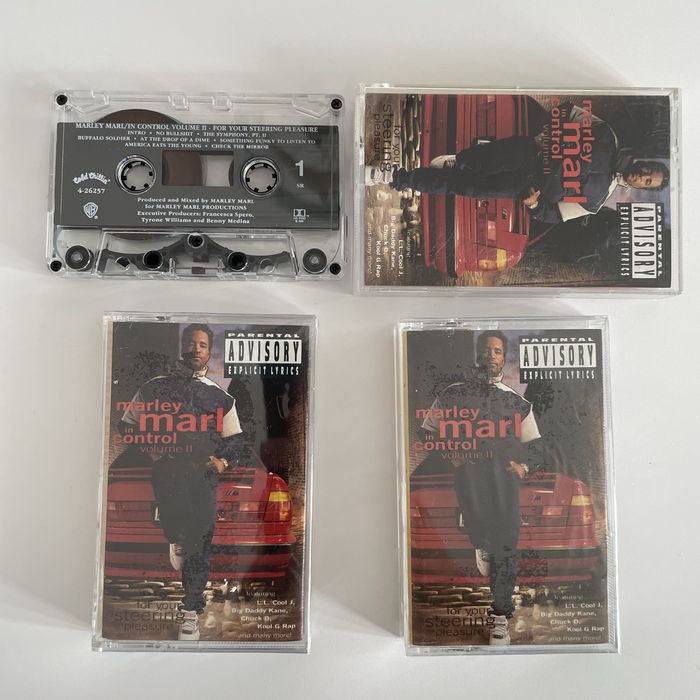 Nowa w folii MARLEY MARL in control volume II kaseta magnetofonowa hiphop rap parental advisory for your steering pleasure