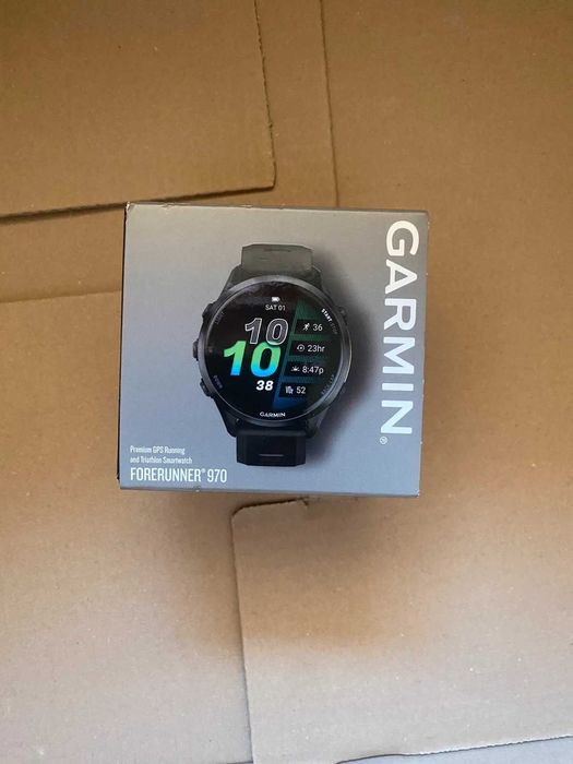 Smartwatch Garmin Forerunner 970 Czarny Kolor Gwarancja 2 Lata Paragon