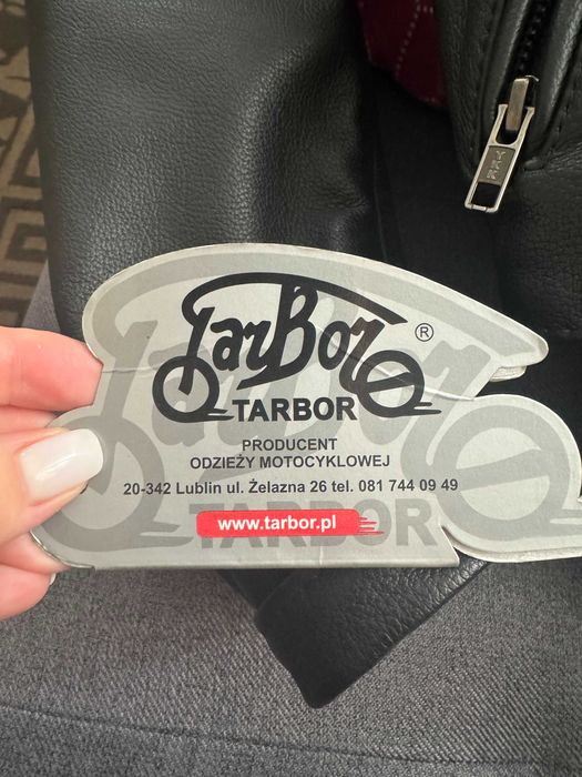 Nowa KURTKA skórzana motocyklowa marki TARBOR, rozm. 56