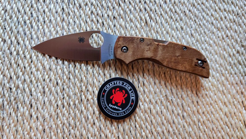 Spyderco Chaparral Birdseye Maple CTS-XHP