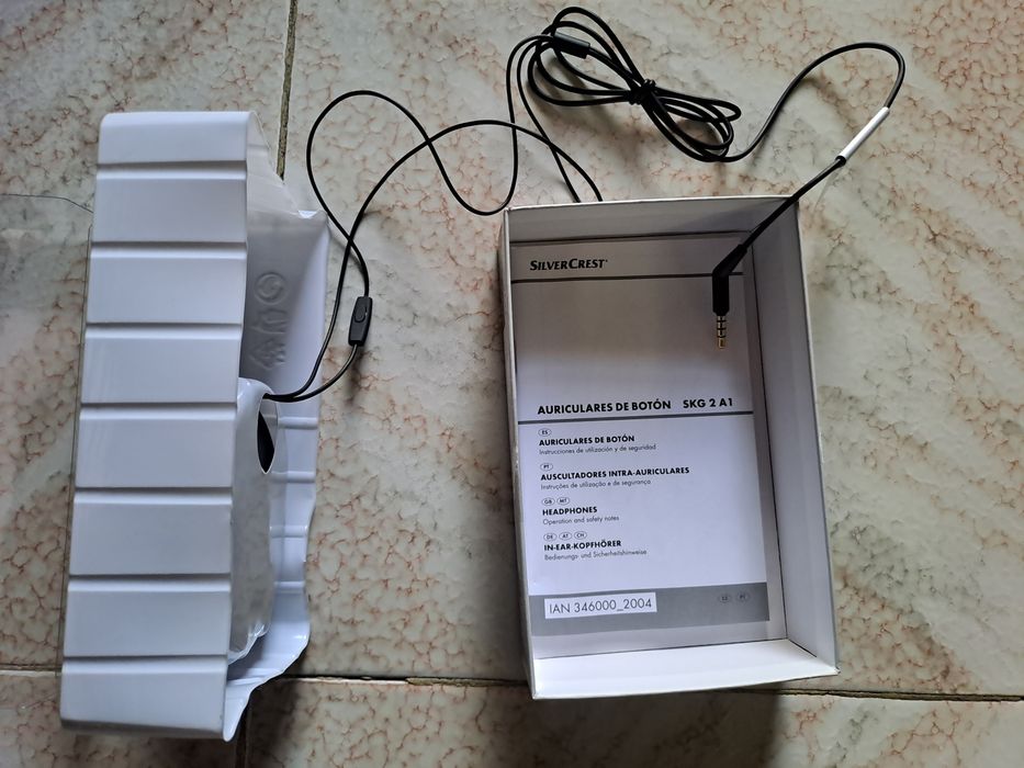 Auscultadores Intra-Auriculares Silvercrest (Artigo Novo)