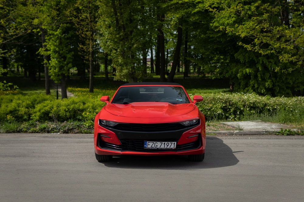 Wypożyczalnia aut cabrio wynajem Chevrolet Camaro 3.6 V6 ślub weekend