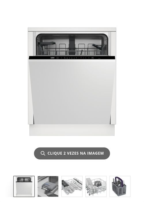 Máquina de lavar loiça encastre Beko
