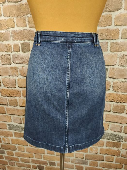 White stuff jeansowa spódnica a-line rozm 34-36