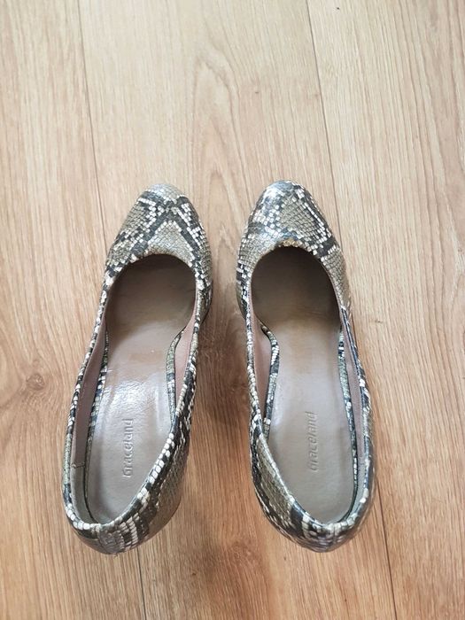 Buty Deichmann Skóra Węża Ładne