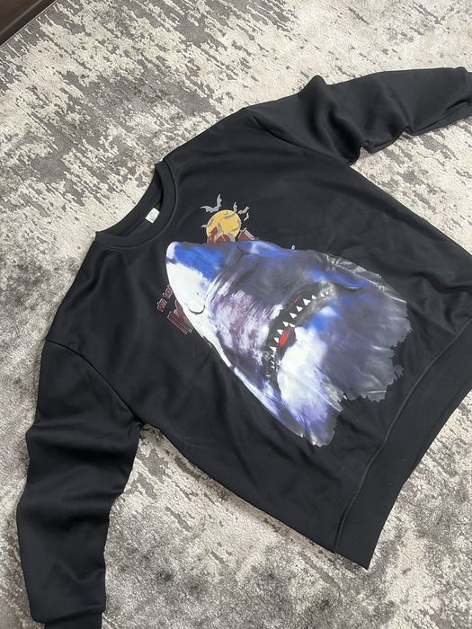 Світшот Givenchy Shark Black Кофта Живанши Акула свтішот Живанши