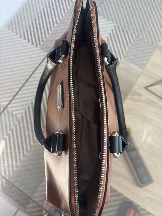 Torebka camel od Deni Cler Milano