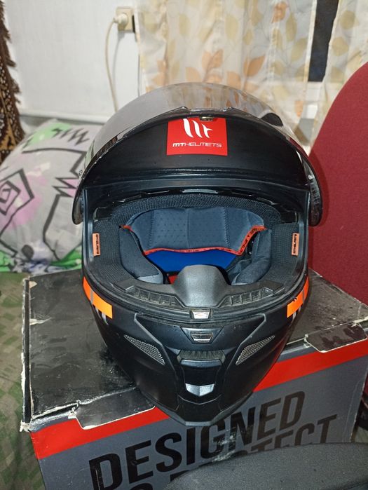 Прожам шолом MT revenge 2 s matt чорний матовий XL(61-62)маломірка(L)