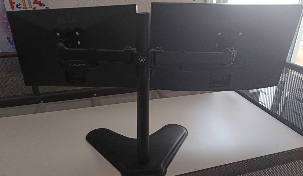 Suporte 2 Monitores Ewent até 32"