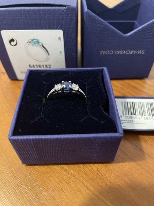 Anel Swarovski azul