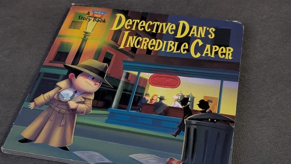 Дитяча книжка картонка Detective Dan's Incredible Caper англійська