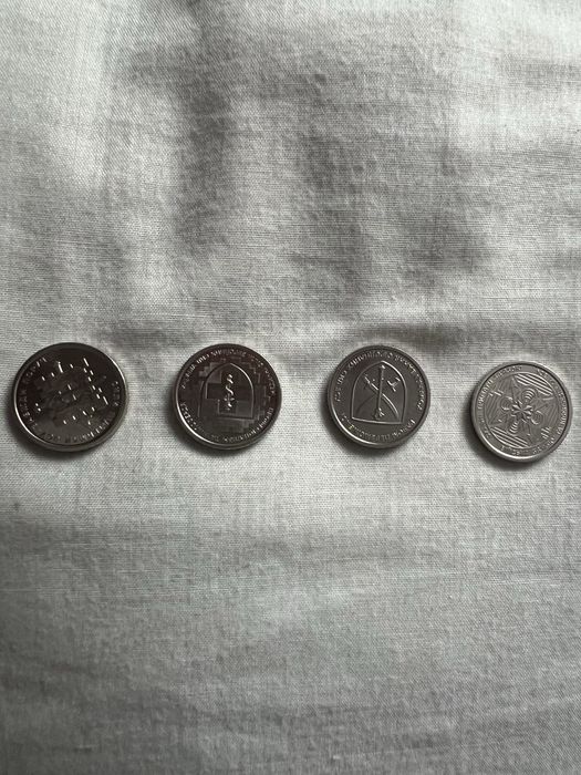 Монети ЗСУ, євро різних країн, Чехія, Хорватія, обмін