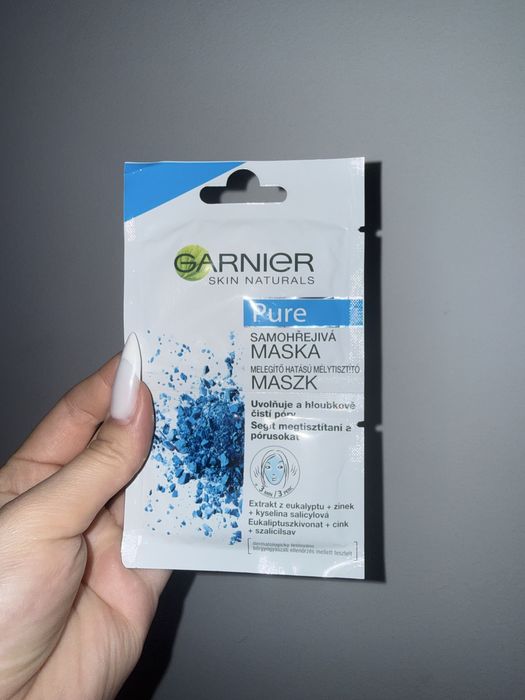 Garnier Pure Rozgrzewająca Maseczka