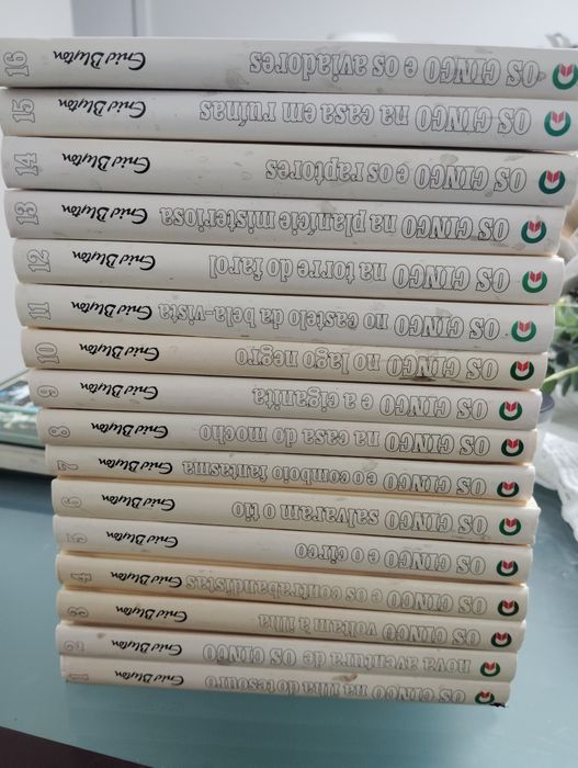 Coleção Livros Os Cinco de 1991/1992