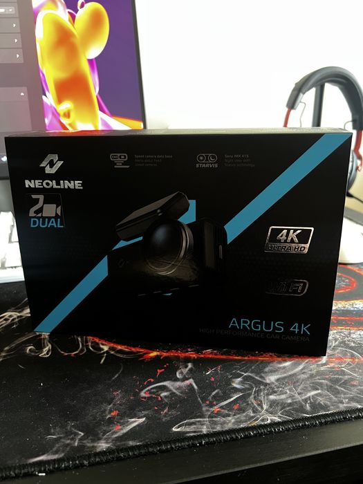 Neoline Argus 4K DUAL – wideorejestrator samochodowy 4K – NOWY, NIEUŻYWANY